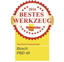 Bestes Werkzeug 2016 Auszeichnung für Bosch PBD 40 Tischbohrmaschine