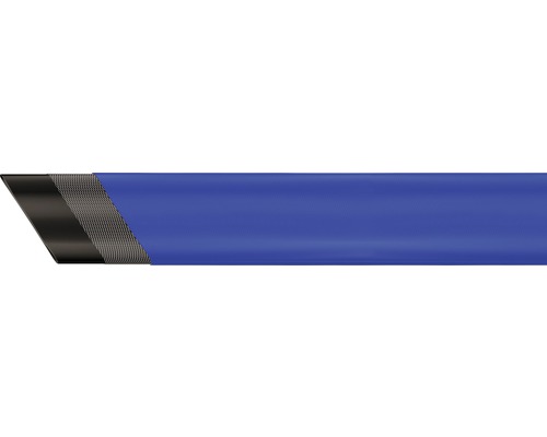 Blauer PVC-Schlauch mit Gewebeverstärkung