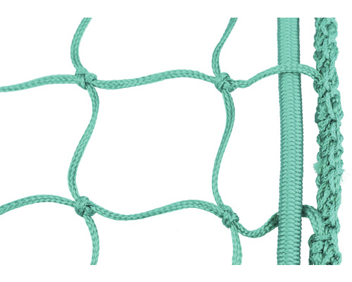 Detailansicht eines Fußballnetz