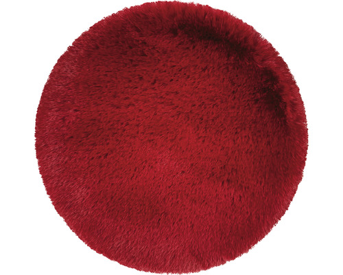 Runder Teppich mit Hochflor
