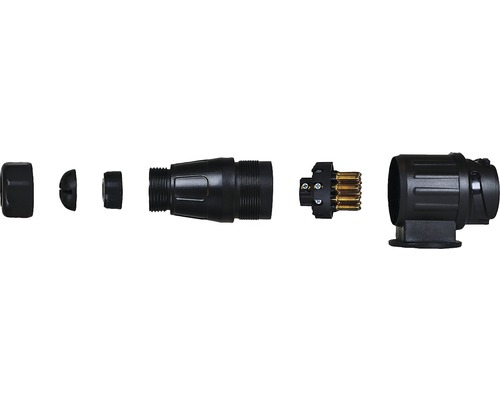 Explosionszeichnung eines Steckverbinders