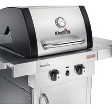 Char-Broil Gasgrill mit Temperaturanzeige und Bedienknöpfen