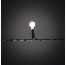 Lichterkette mit einer runden Lampe