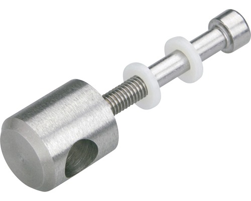 Befestigungselement aus Metall mit Gewinde und Unterlegscheiben