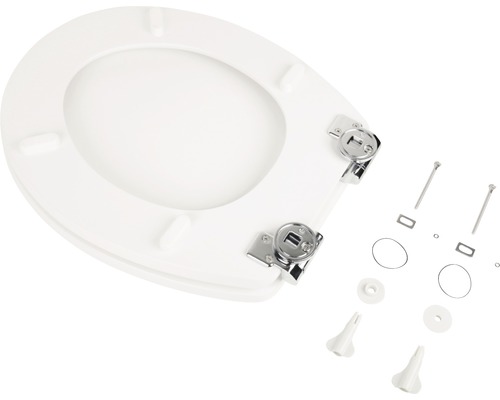 Toilettensitz mit Befestigungsmaterial