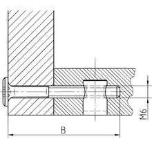 Innensechskantschraube Zylinderkopf Innensechskant (SW) Teilgewinde 6 x 50 mm (SW4) Stahl galvanisch verzinkt 100 Stück-thumb-1