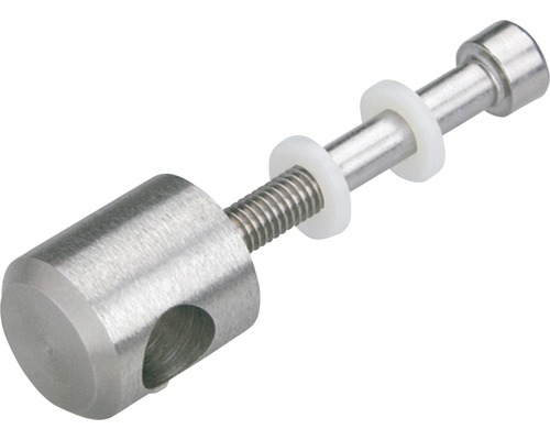 Befestigungselement aus Metall mit Gewinde und Unterlegscheiben