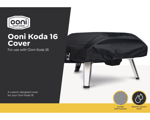 Ooni Koda 16 Abdeckung aus strapazierfähigem 210D Polyester, wetterfest