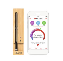 MEATER Fleischthermometer 10m Bluetooth Reichweite, kabelloses Smart-Fleischthermometer für Ofen Grill Küche BBQ