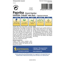 Paprika Tribelli Mini Rot Saatgutpackung