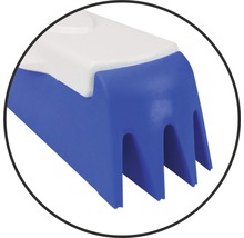 Detailansicht einer blauen und weißen Fugenkratzerspitze