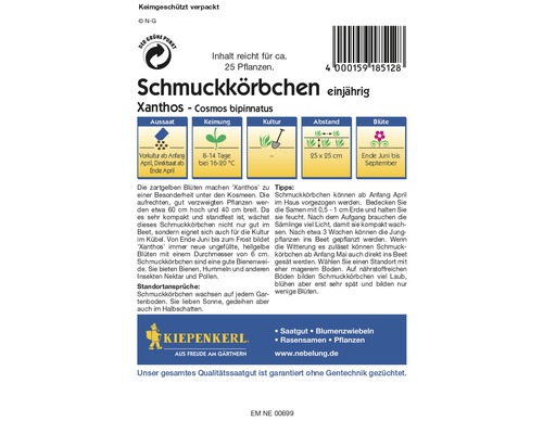 Schmuckkörbchen Xanthos Saatgutpackung