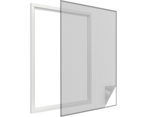 home protect Fliegengitter für Fenster mit Sonnenschutz ohne Bohren 130x150 cm Insektenschutzgitter mit Rahmen für Fenster
