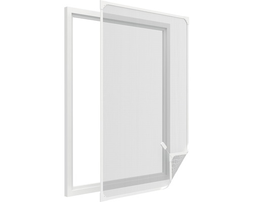 Insektenschutz home protect Magnet-Rahmenfenster mit Sonnenschutz ohne Bohren weiss 120x140 cm