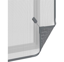 Insektenschutz home protect Magnet-Rahmenfenster ohne Bohren anthrazit 100x120 cm-thumb-3