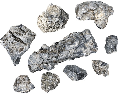 Dekorative Kalksteine für den Garten