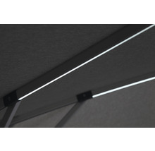 Detailansicht des Pavillons mit integrierter Beleuchtung