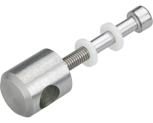 Befestigungselement aus Metall mit Schraube und Unterlegscheiben