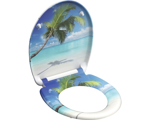 WC-Sitz mit Strandmotiv