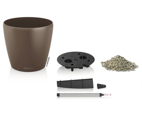 Blumentopf mit Bewässerungssystem und Zubehör