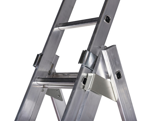 Detailansicht einer Aluminiumleiter
