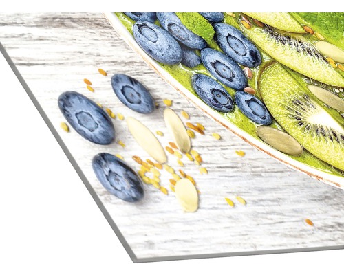 Dekorplatte mit Fruchtmotiv