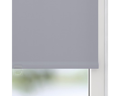Graues Rollo am Fenster