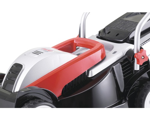 Detailansicht eines Rasenmähers der Marke AL-KO