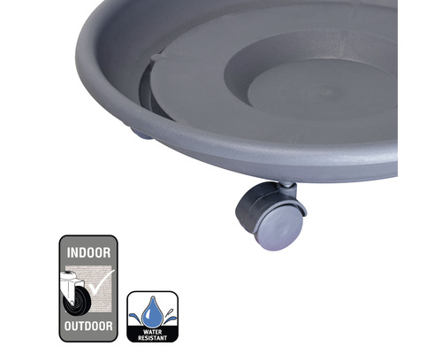 Pflanzenroller mit Rollen für den Innen- und Außenbereich