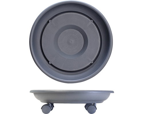 Pflanzenroller aus Kunststoff mit Rollen für Pflanzgefäße