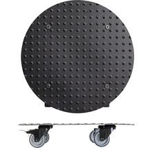 Pflanzenroller WagnerSystem Ø 38 cm H 7,5 cm Metall schwarz