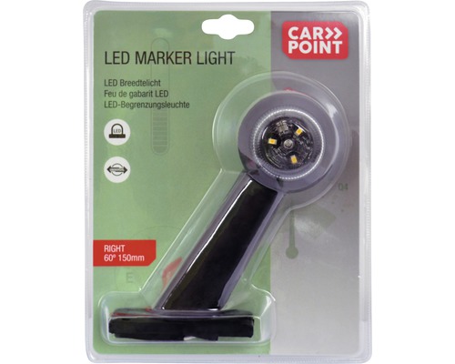 Carpoint LED-Positionsleuchte, rechte Ausführung, 60 Grad, 150 Millimeter