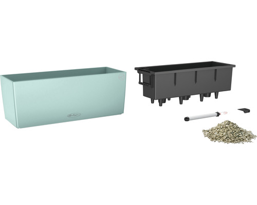 Pflanzkasten mit Bewässerungseinsatz und Zubehör