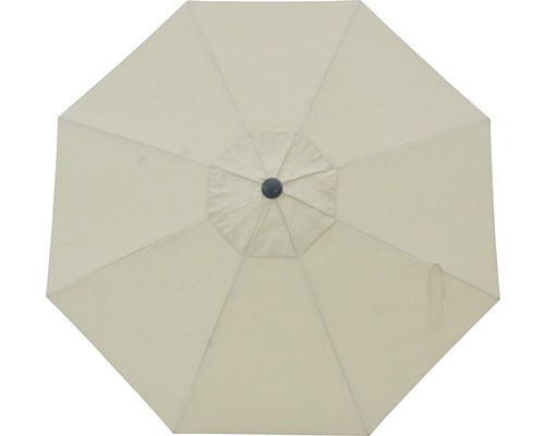 Draufsicht eines Gartenschirms