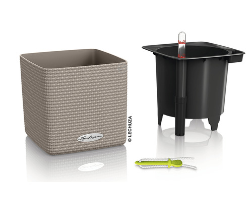 Pflanzgefäß mit Bewässerungssystem und Wasserstandsanzeige