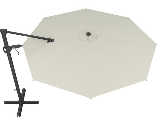 Freiarm-Sonnenschirm mit Metallgestell und Sonnenschutz