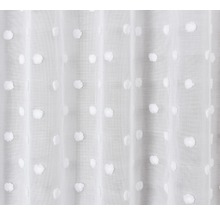 Vorhang mit Band Fluffy Dots weiss 140x255 cm