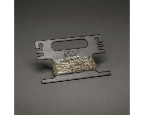 Konst Smide Logo auf einem Kabelaufroller mit Lichterkette