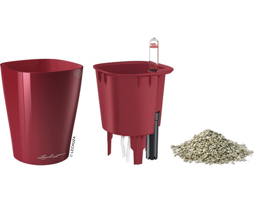 Lechuza Classico 21 Pflanzgefäß mit Bewässerungssystem und Pflanzsubstrat