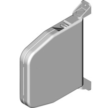 ARON Vorbaurollladen PVC grau 800 x 765 mm Kasten Aluminium RAL 9016 verkehrsweiß Gurtzug Links-thumb-2