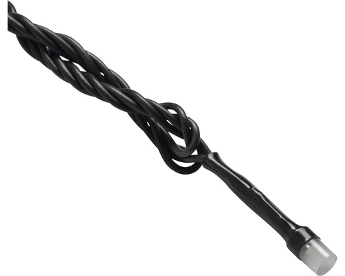 Detailaufnahme einer Lichterkette mit LED