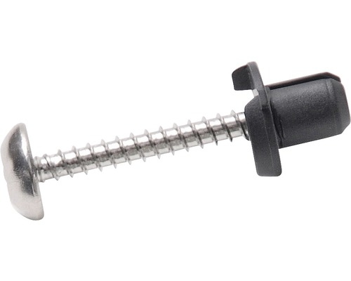 Schraube mit Kunststoffhalterung