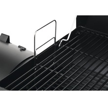 Smoker Tepro Biloxi schwarz mit 58x40 cm Grillfläche, Deckelthermometer, Warmhalterost, Grillrost und Ablage