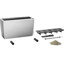 Raumteiler Lechuza Cararo Komplettset 75 x 30 x 43 cm silber