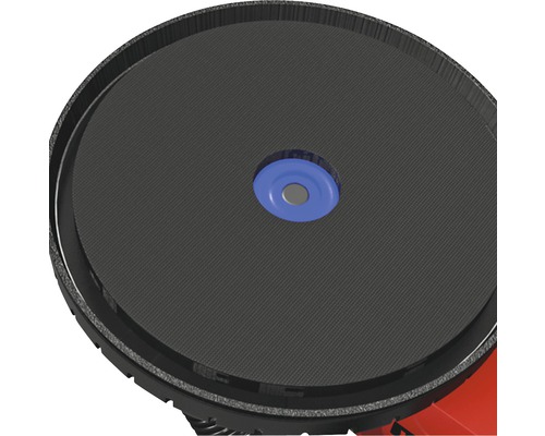 Detailansicht eines rotierenden Werkzeugtellers für die Bodenbearbeitung