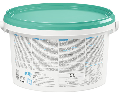 Knauf Fertigspachtel für Wände und Decken im 6 Kilogramm Eimer