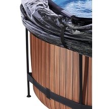 Aufstellpool Framepool-Set EXIT WoodPool rund Ø 360x122 cm inkl. Sandfilteranlage, Abdeckung, Wärmepumpe & Leiter Holzoptik-thumb-4 Aufstellpool Framepool-Set EXIT WoodPool rund Ø 360x122 cm inkl. Sandfilteranlage, Abdeckung, Wärmepumpe & Leiter Holzoptik-thumb-4