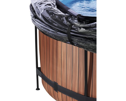 Aufblasbarer Pool mit Abdeckung