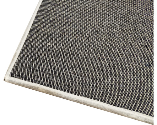 Detailansicht eines Teppichs mit Bordüre