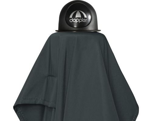 Geschlossener Taschenschirm mit Doppler Logo